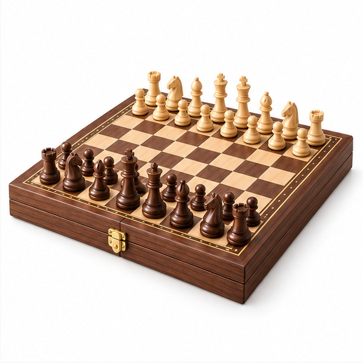 TurnOakGames Magnetic Folding Chess Set
