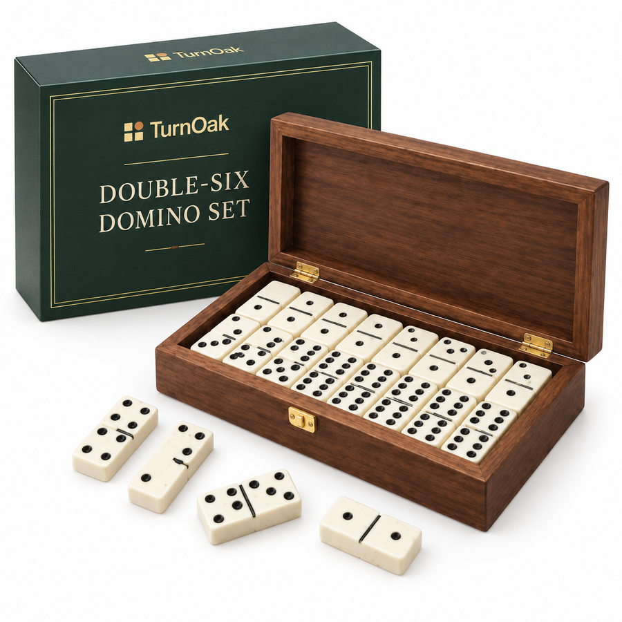 TurnOakGames Double-Six Domino Set