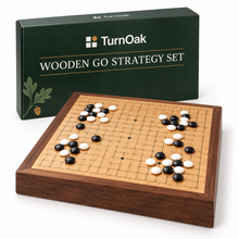 TurnOakGames Wooden Go Strategy Set