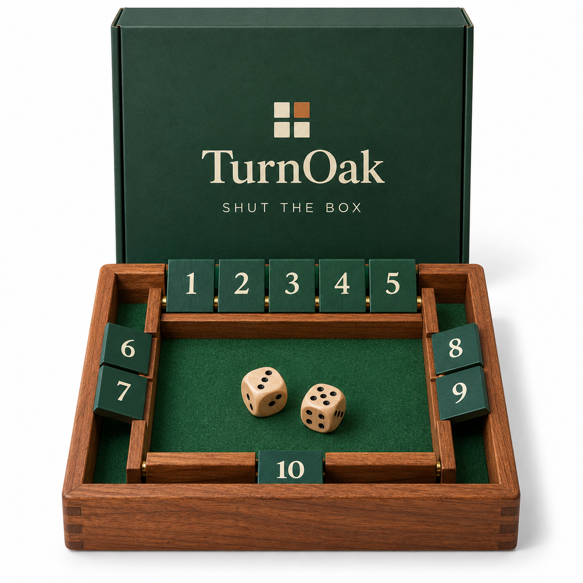 TurnOakGames 4-Player Shut the Box